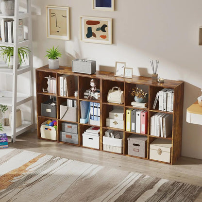 HOMCOM 3-tier 9 Cubes Storage Unit Particle Board Cupboard Bookcase Organiser Home Office Shelves Additional View 29