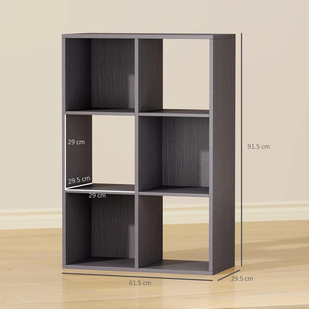 HOMCOM 6-Cube Bookshelf Additional View 14