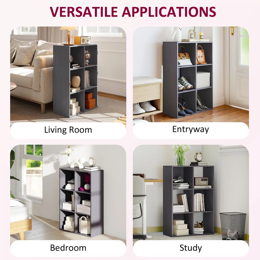 HOMCOM 6-Cube Bookshelf Additional View 17