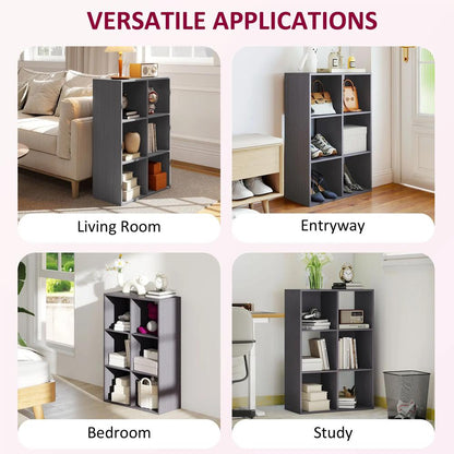 HOMCOM 6-Cube Bookshelf Additional View 17