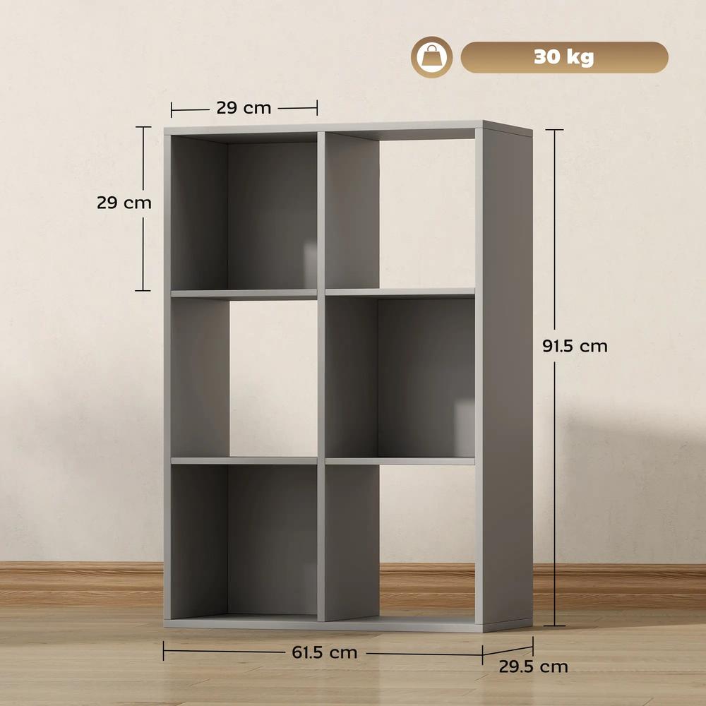 HOMCOM 6-Cube Bookshelf Additional View 26
