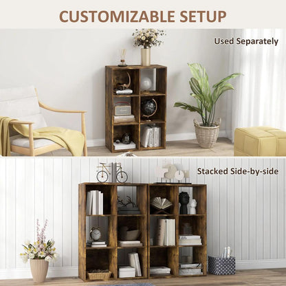HOMCOM 6-Cube Bookshelf Additional View 40