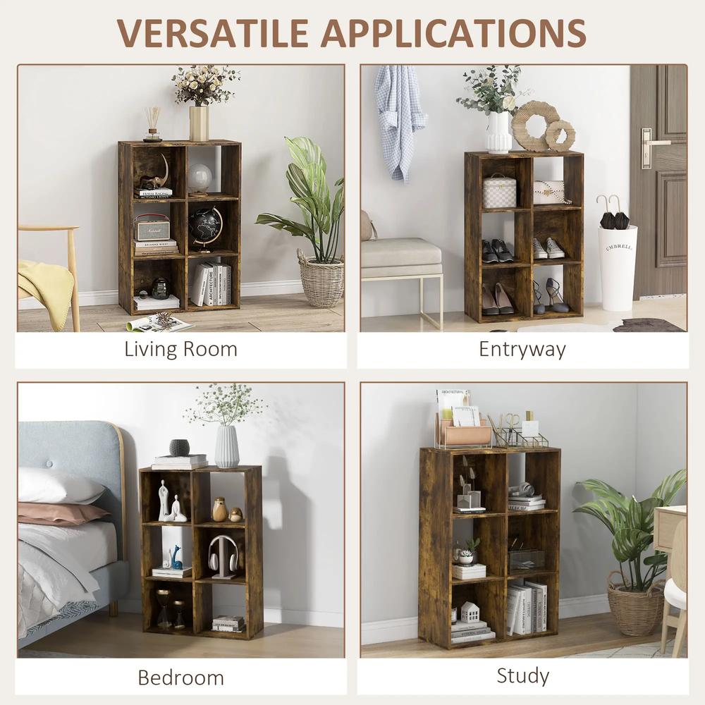 HOMCOM 6-Cube Bookshelf Additional View 41
