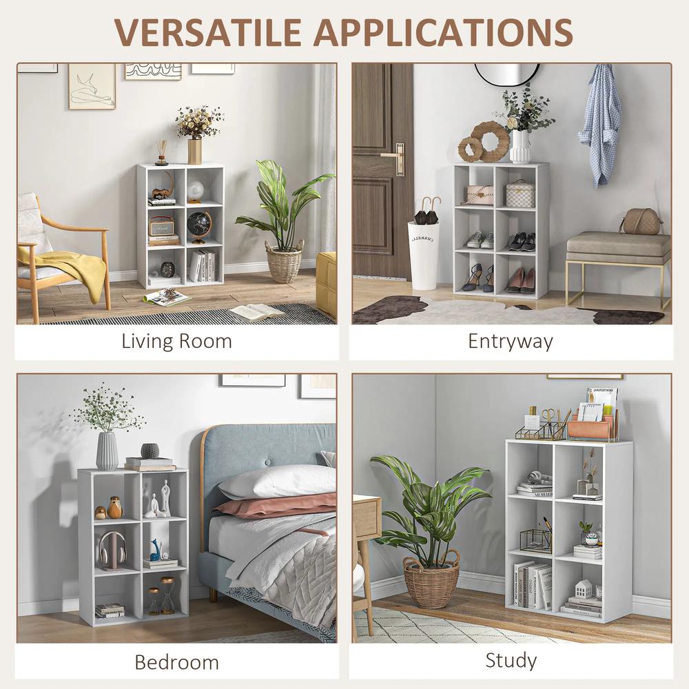 HOMCOM 6-Cube Bookshelf Additional View 52