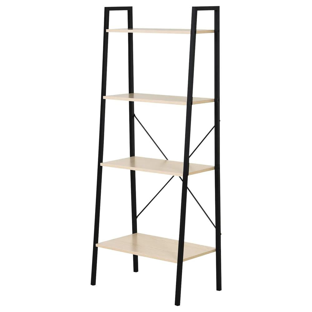 HOMCOM Ladder Shelf, Bookshelf, 4-Tier Industrial Storage Rack for Living Room, Bedroom, Kitchen Additional View 18