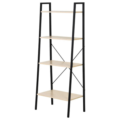 HOMCOM Ladder Shelf, Bookshelf, 4-Tier Industrial Storage Rack for Living Room, Bedroom, Kitchen Additional View 18