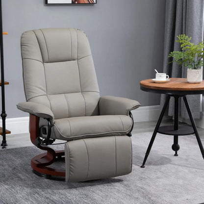 HOMCOM Reclining Swivel Chair, with Footrest 833-621V70 Additional View 21