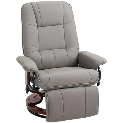 HOMCOM Reclining Swivel Chair, with Footrest 833-621V70 Additional View 22