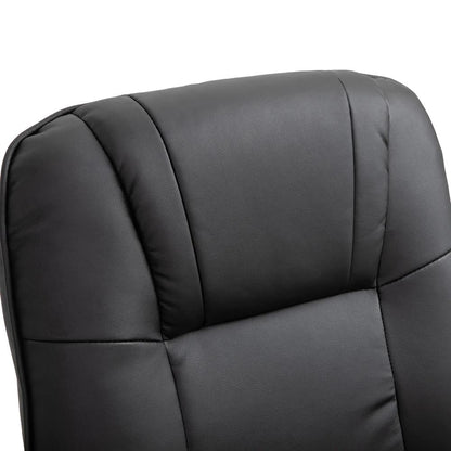 HOMCOM Reclining Swivel Chair, with Footrest 833-621V70 Additional View 8
