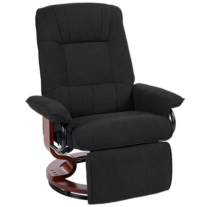 HOMCOM Reclining Swivel Chair, with Footrest 833-621V71 Additional View 14