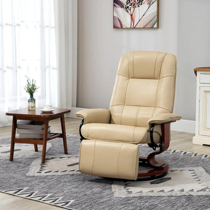HOMCOM Reclining Swivel Chair, with Footrest 833-621V71 Additional View 2