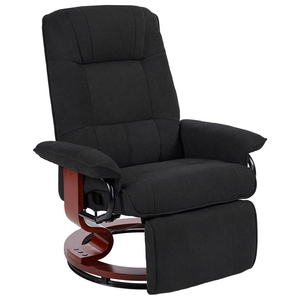 HOMCOM Reclining Swivel Chair, with Footrest 833-621V71 Additional View 23