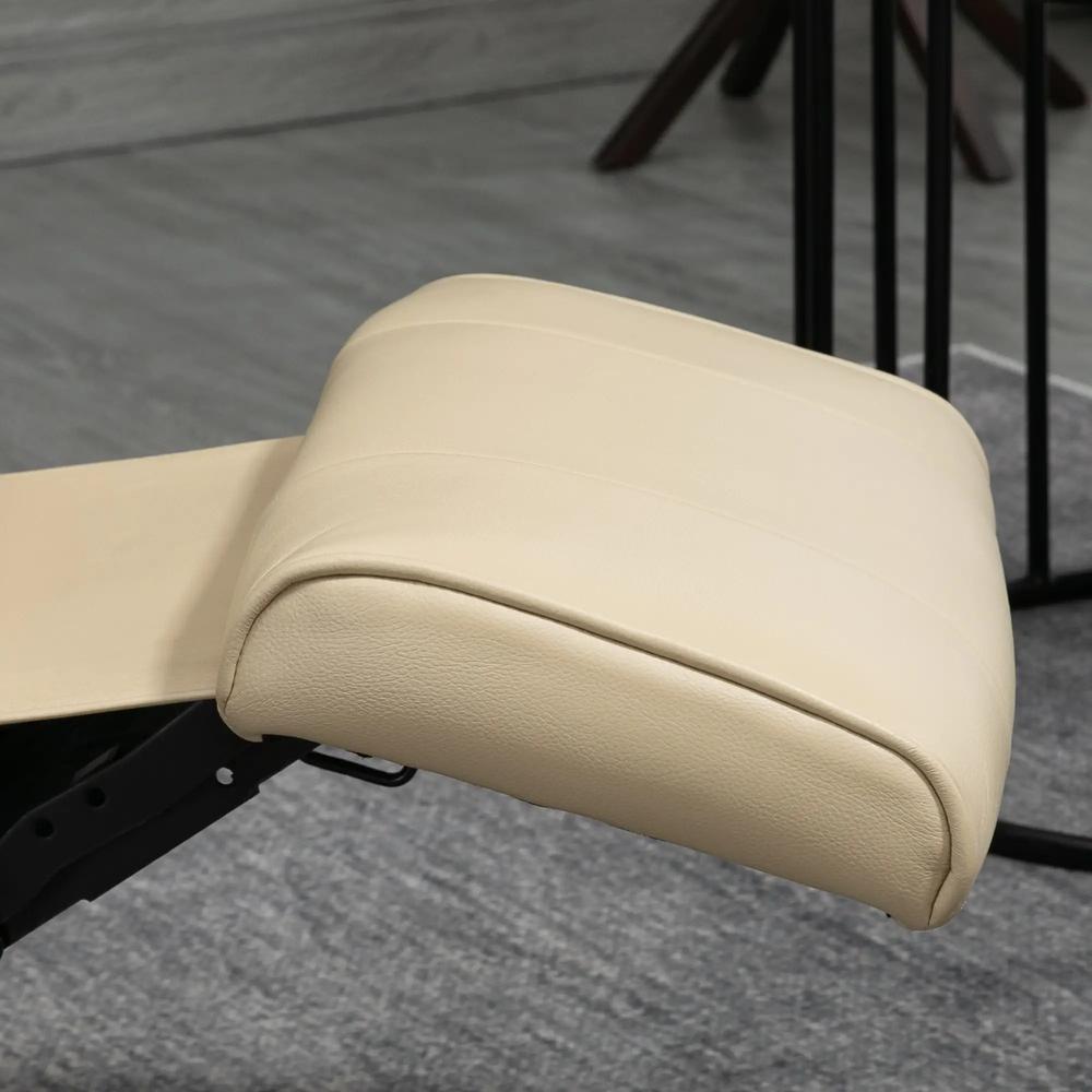 HOMCOM Reclining Swivel Chair, with Footrest 833-621V71 Additional View 8
