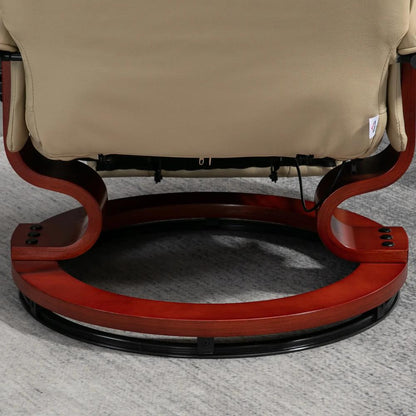 HOMCOM Reclining Swivel Chair, with Footrest 833-621V71 Additional View 10