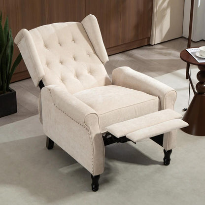 HOMCOM 150&deg; Reclining Vintage Armchair, with footrest Additional View 11