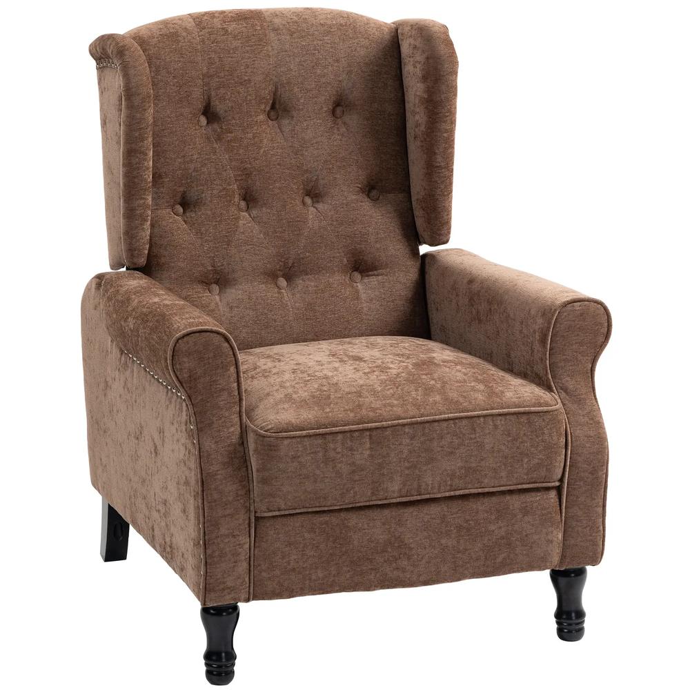 HOMCOM 150&deg; Reclining Vintage Armchair, with footrest Additional View 14