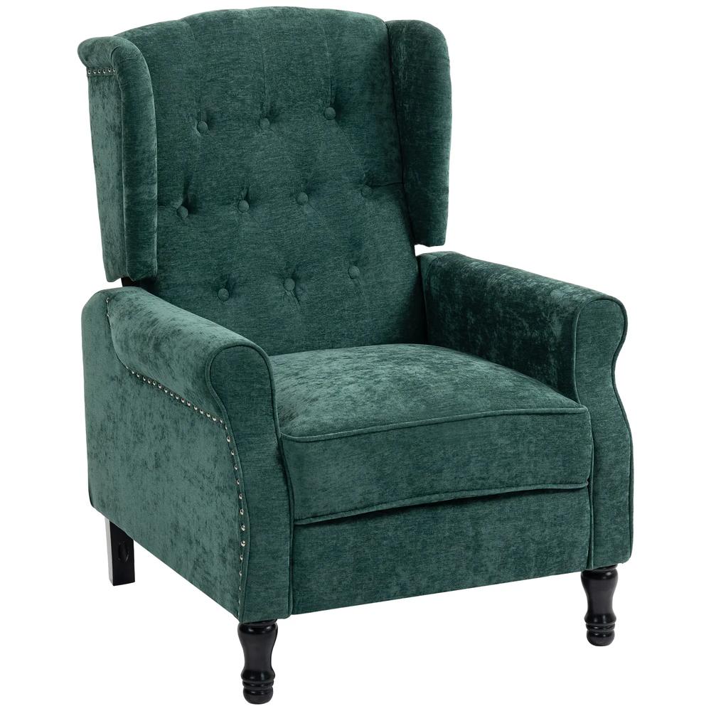 HOMCOM 150&deg; Reclining Vintage Armchair, with footrest Additional View 25