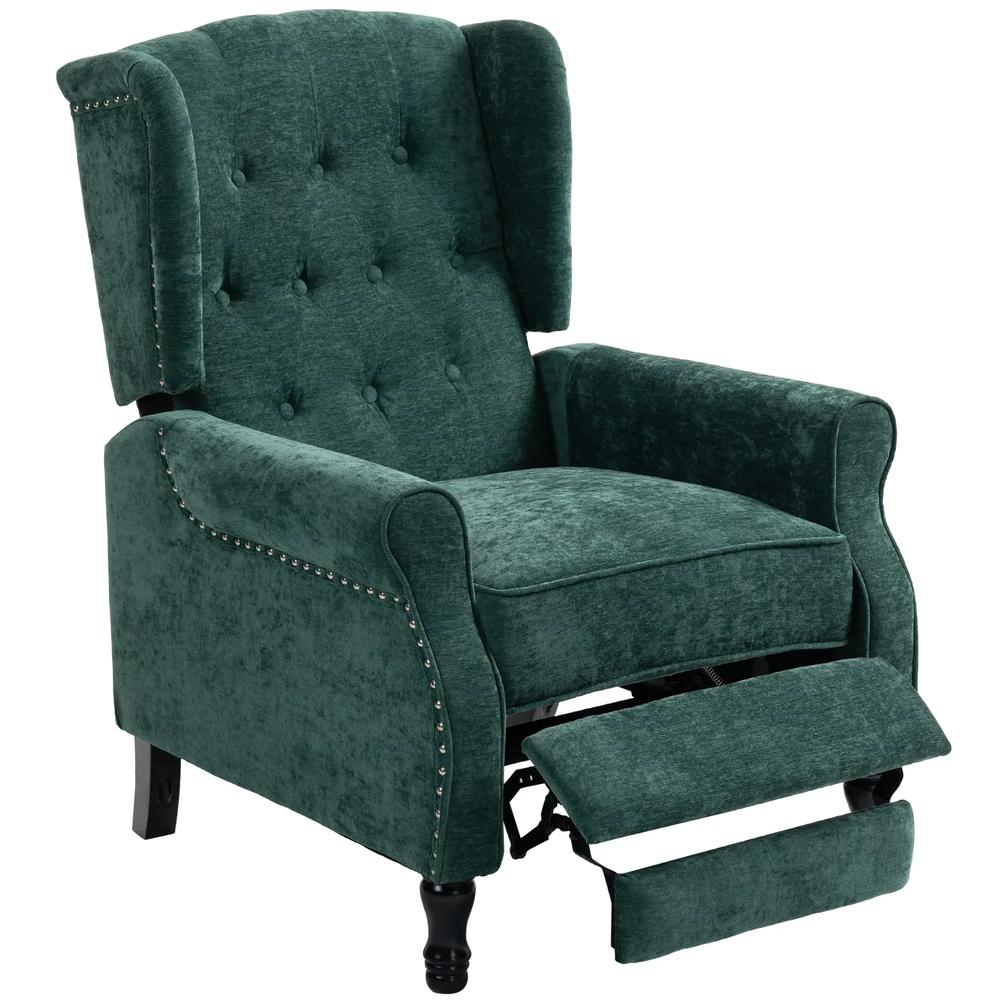 HOMCOM 150&deg; Reclining Vintage Armchair, with footrest Additional View 35