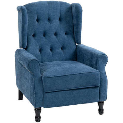 HOMCOM 150&deg; Reclining Vintage Armchair, with footrest Additional View 36