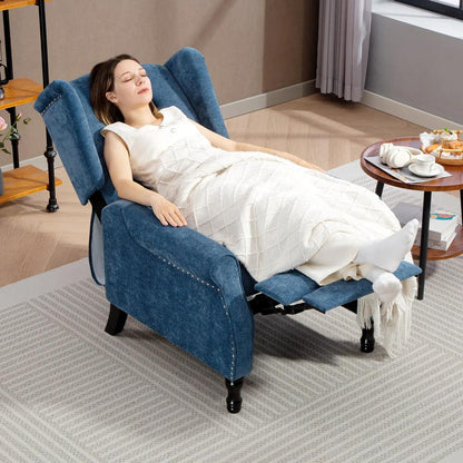 HOMCOM 150&deg; Reclining Vintage Armchair, with footrest Additional View 43