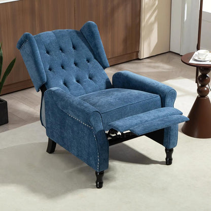 HOMCOM 150&deg; Reclining Vintage Armchair, with footrest Additional View 46