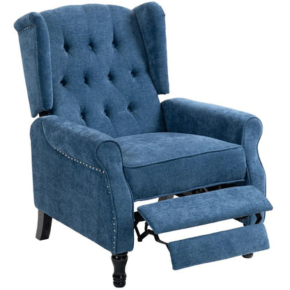 HOMCOM 150&deg; Reclining Vintage Armchair, with footrest Additional View 48