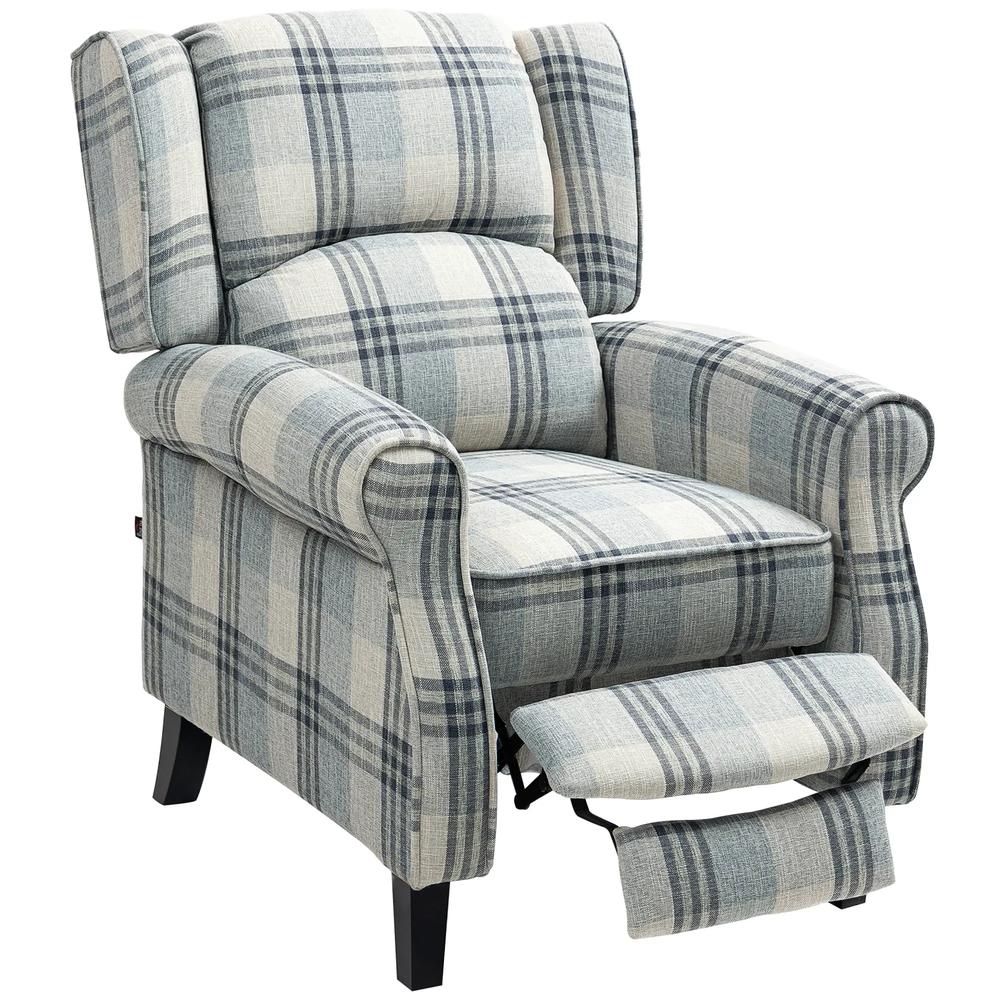 HOMCOM 160&deg; Reclining Armchair, with Footrest Additional View 11