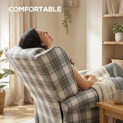 HOMCOM 160&deg; Reclining Armchair, with Footrest Additional View 17