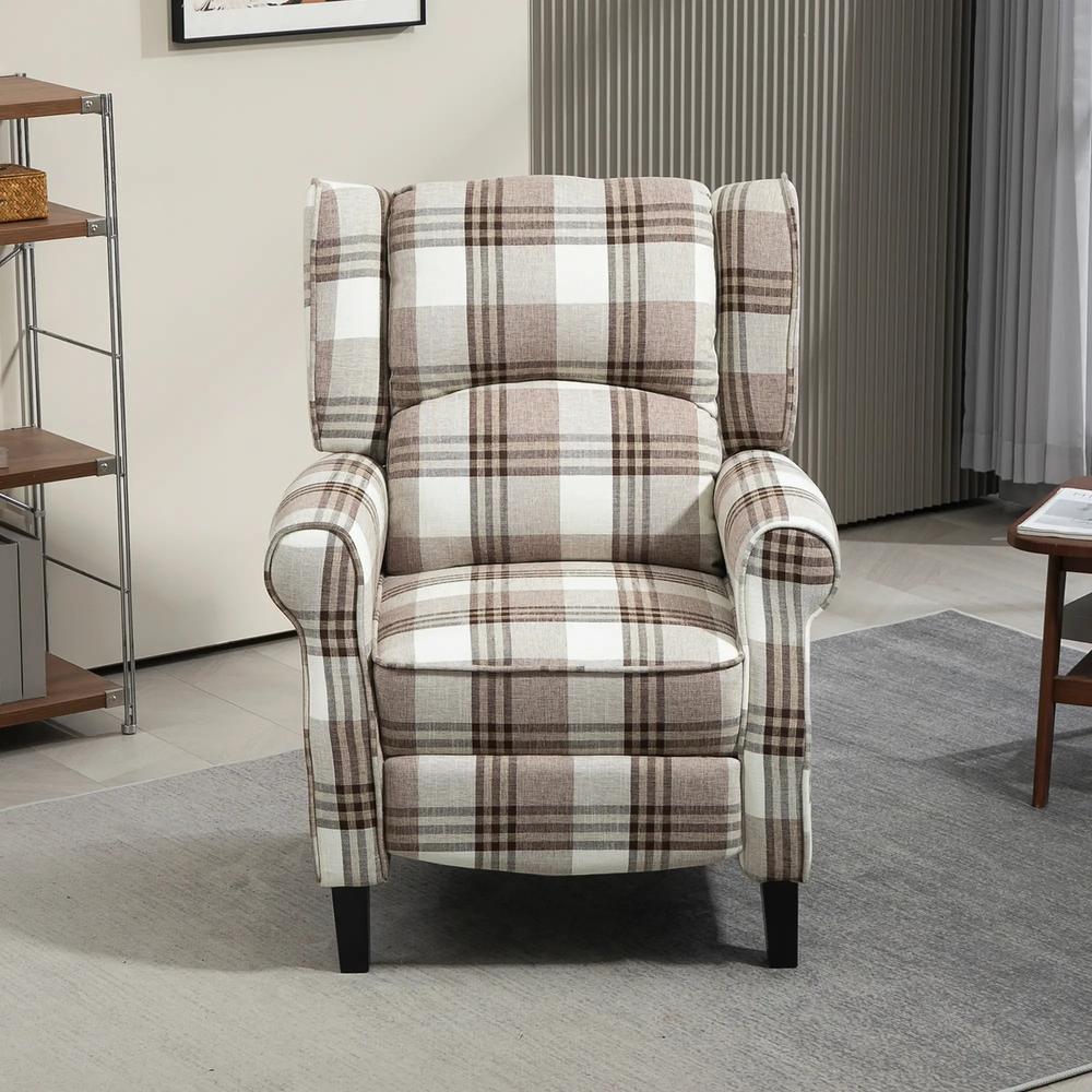 HOMCOM 160&deg; Reclining Armchair, with Footrest Additional View 32
