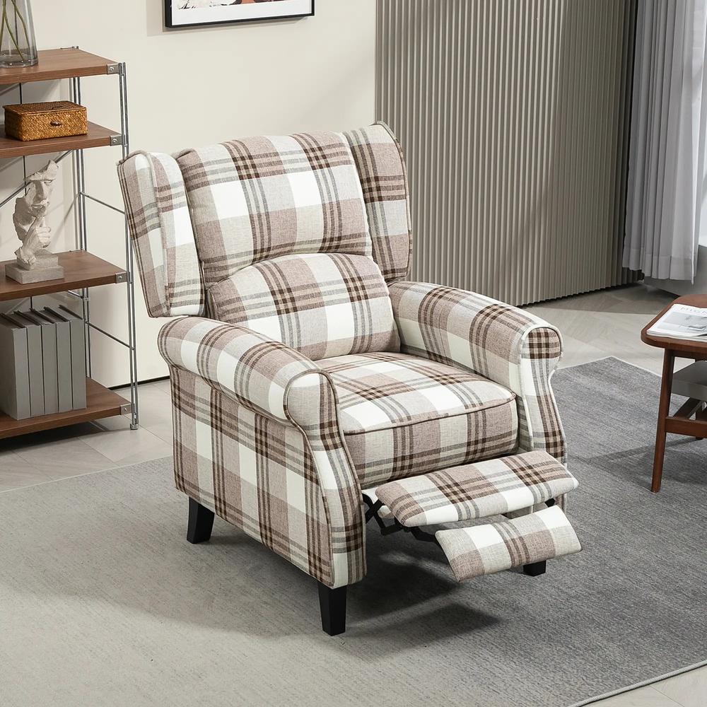 HOMCOM 160&deg; Reclining Armchair, with Footrest Additional View 35