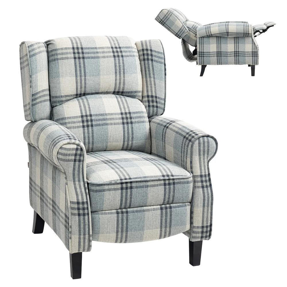 HOMCOM 160&deg; Reclining Armchair, with Footrest Additional View 10