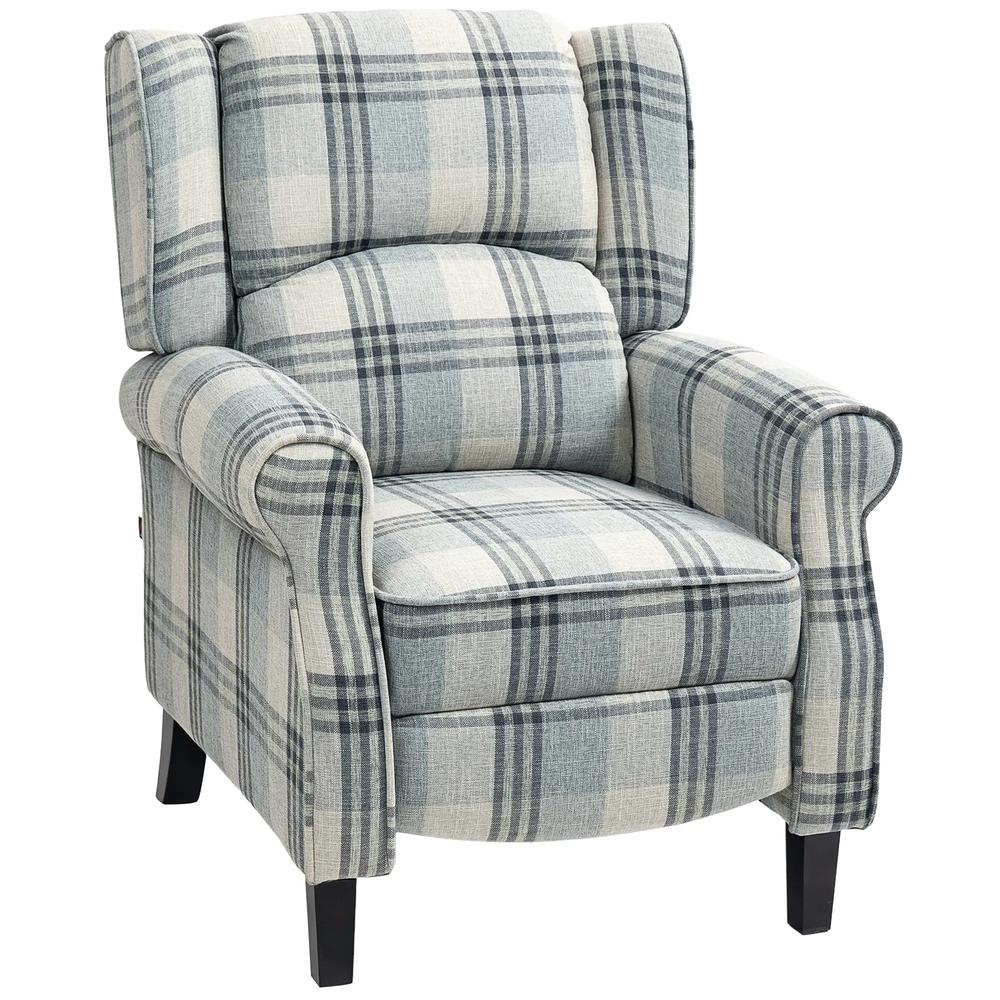 HOMCOM 160&deg; Reclining Armchair, with Footrest
