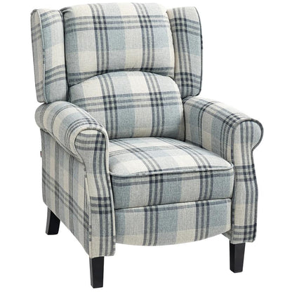 HOMCOM 160&deg; Reclining Armchair, with Footrest
