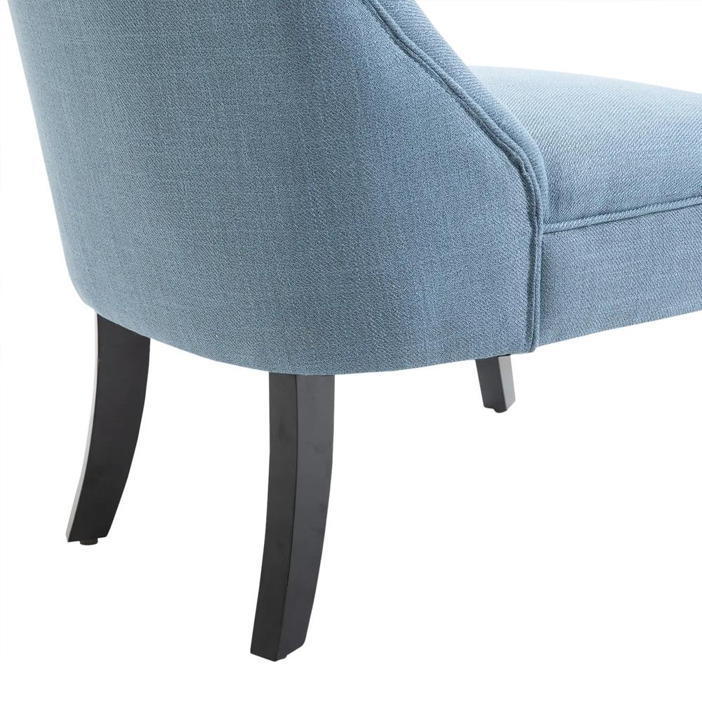 HOMCOM Fabric Single Sofa Dining Chair Tub Chair Upholstered W/ Pillow Solid Wood Leg Home Living Room Furniture Additional View 9