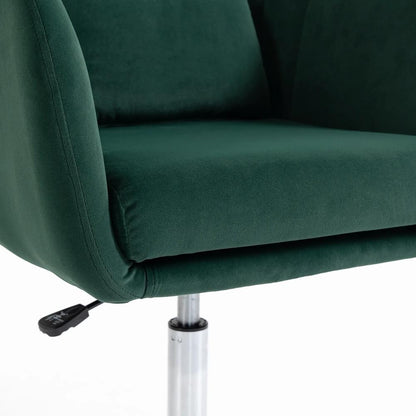 HOMCOM Retro Velvet Swivel Tub Chair with Steel Frame, Cushion Seat Additional View 11