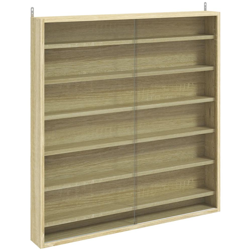 HOMCOM Six Shelf Display Cabinet, with Glass Doors Additional View 12