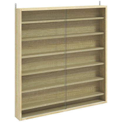 HOMCOM Six Shelf Display Cabinet, with Glass Doors Additional View 12