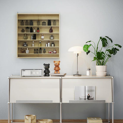 HOMCOM Six Shelf Display Cabinet, with Glass Doors Additional View 19