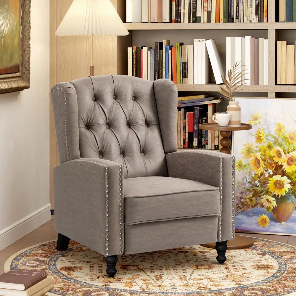 HOMCOM Chesterfield-Style Reclining Armchair Additional View 13
