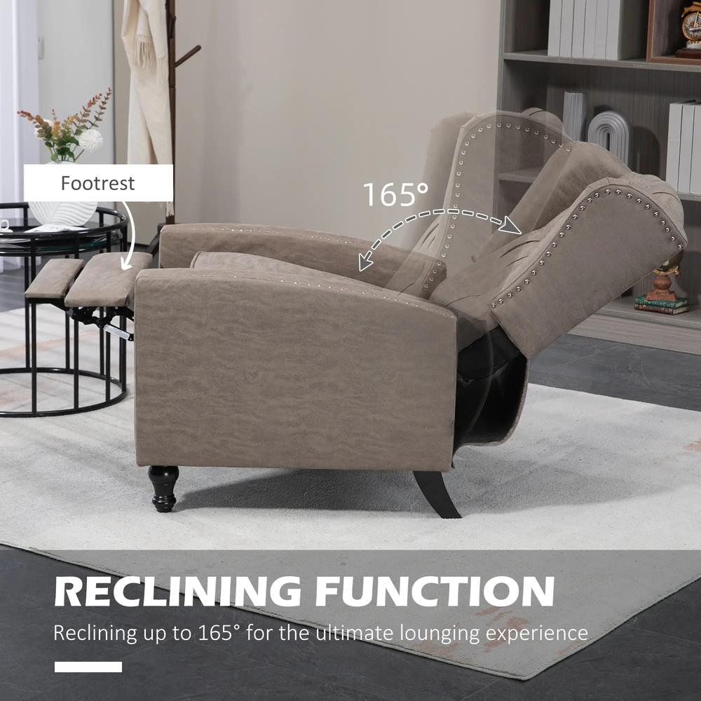 HOMCOM Chesterfield-Style Reclining Armchair Additional View 15