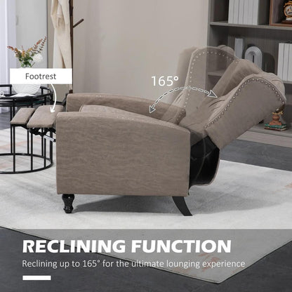 HOMCOM Chesterfield-Style Reclining Armchair Additional View 15