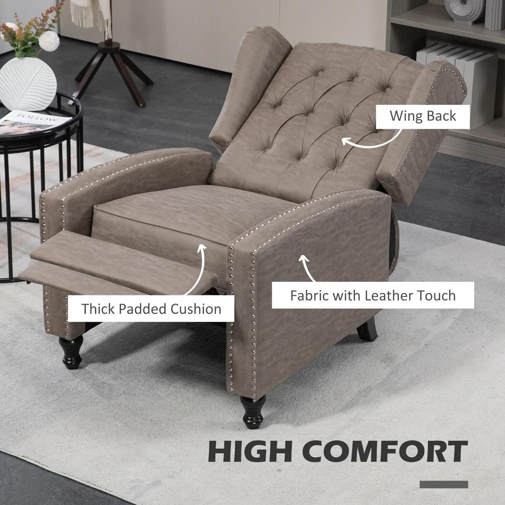 HOMCOM Chesterfield-Style Reclining Armchair Additional View 16