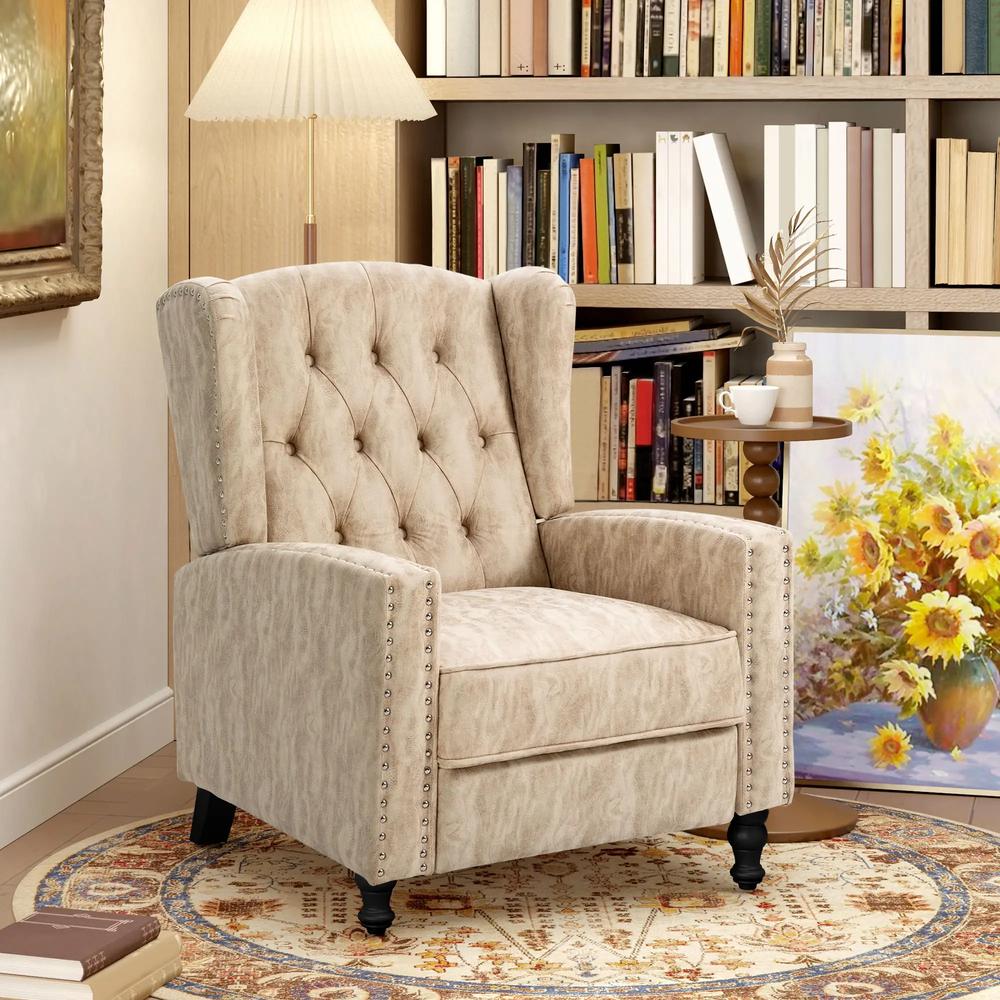 HOMCOM Chesterfield-Style Reclining Armchair Additional View 2