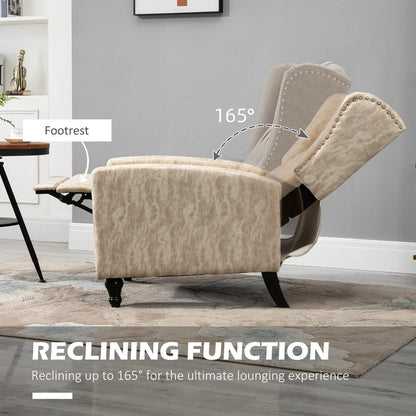 HOMCOM Chesterfield-Style Reclining Armchair Additional View 4