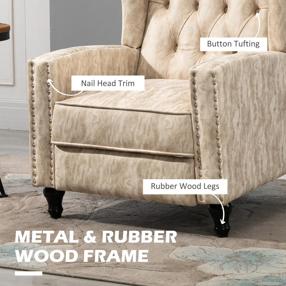 HOMCOM Chesterfield-Style Reclining Armchair Additional View 7
