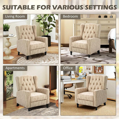 HOMCOM Chesterfield-Style Reclining Armchair Additional View 8