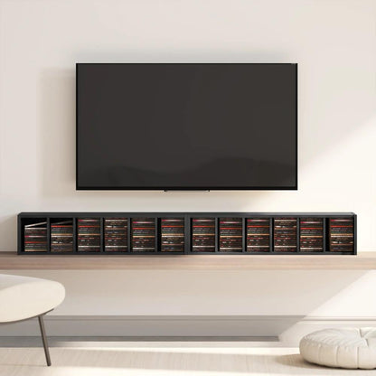 HOMCOM Set of 2 CD Media Display Shelf Unit Tower Rack with Adjustable Shelves Additional View 108