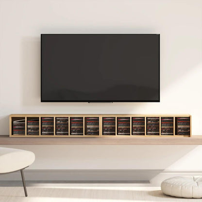 HOMCOM Set of 2 CD Media Display Shelf Unit Tower Rack with Adjustable Shelves Additional View 141