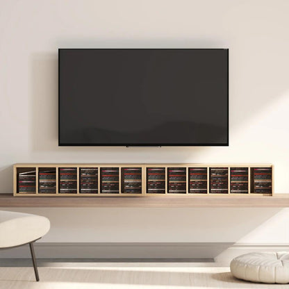 HOMCOM Set of 2 CD Media Display Shelf Unit Tower Rack with Adjustable Shelves Additional View 53