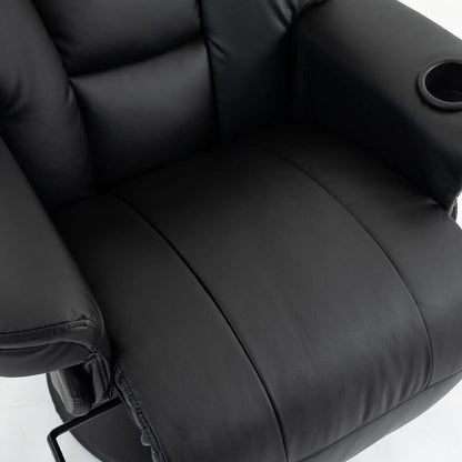 HOMCOM Upholstered Reclining Armchair, Manual Recliner Chair with Footrest and Adjustable Backrest Additional View 11